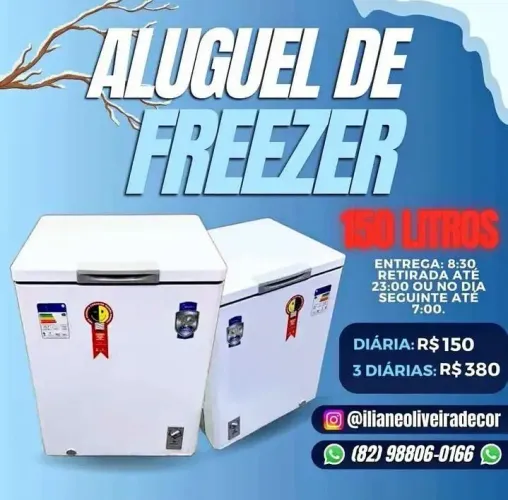 Aluguel de freezer 