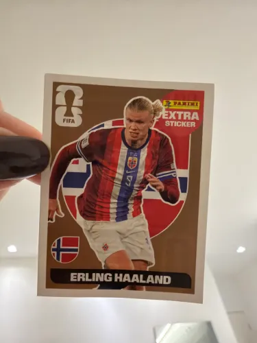 Figurinha copa - Erling HAALAND bronze