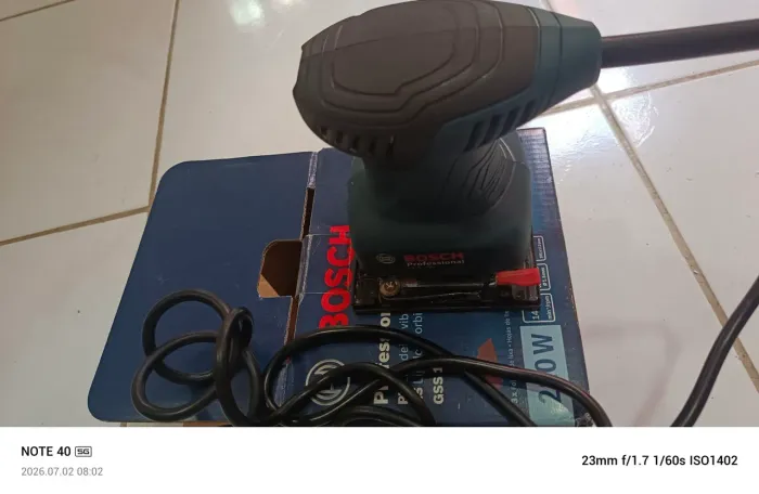 Lixadeira orbital gss140 bosch