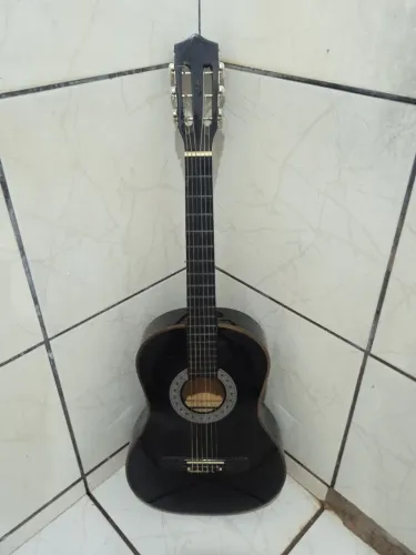 Violão Queen's Preto Eficiente Diversos Estilos Musicais Excelente Acústica e Desempenho