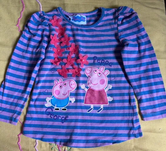 Blusa manga longa infantil