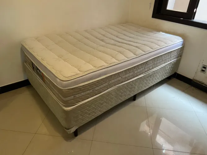 Cama box castor medida 122 x 204 