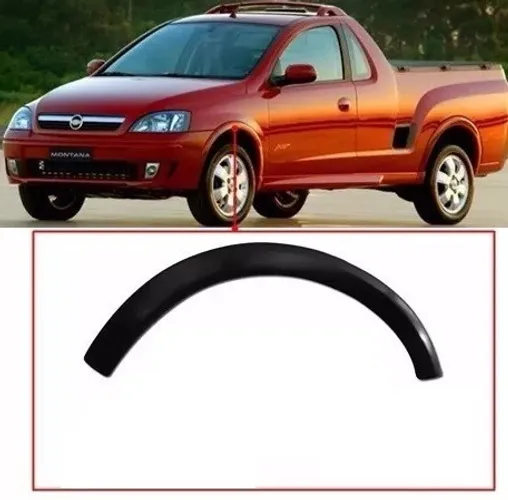 Moldura Paralama acabamento alargador Friso dianteiro Montana Sport 04 05 06 07 08 09 10