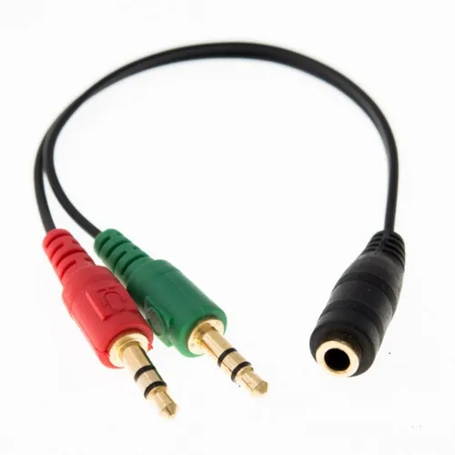Cabo Adaptadpr P2 Para Headset P3 X 2 P2