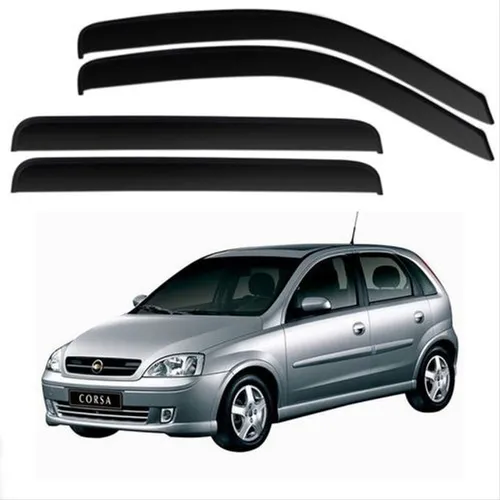 Calha de Chuva Defletor Corsa cara de Montana Joy 4 Portas Hatch Sedan 02/12 dfd