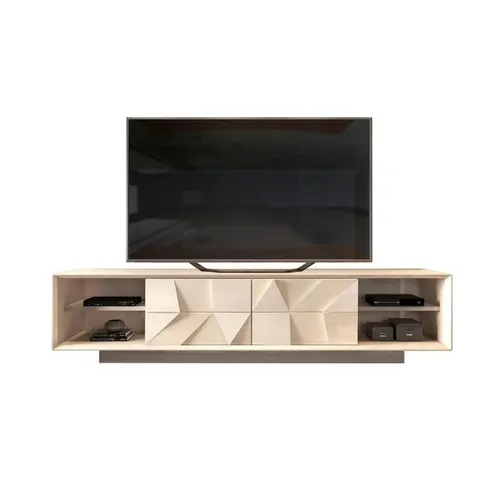 Rack Domani 100% MDF Off-White para Tv de ate 75'' *novo na caixa