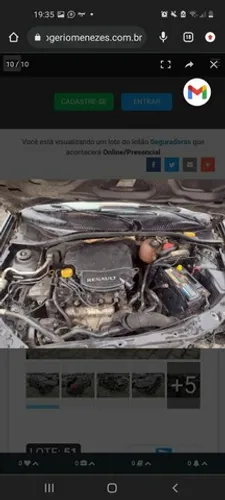 Motor de arranque Sandero Logan 1.0