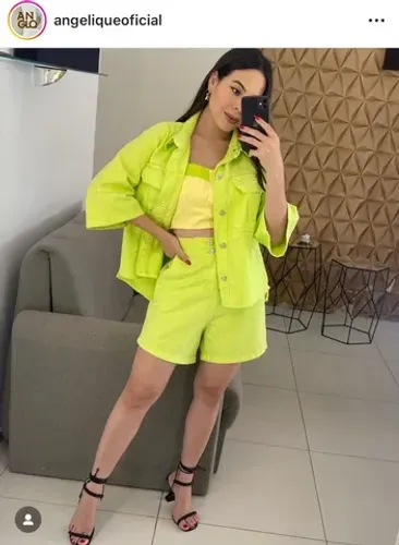 Jaqueta neon Angelique
