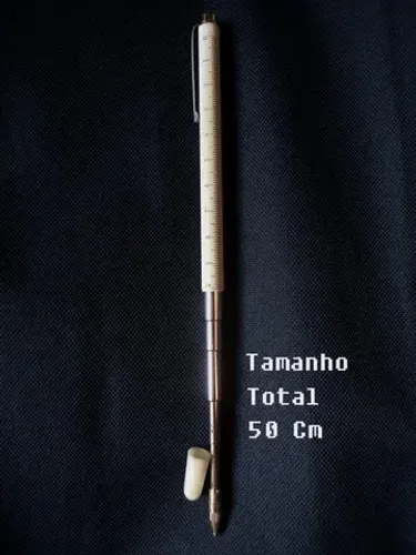 Caneta Régua e Antena de Apresentação tamanho 50 cm (Item anos 80 p/ Colecionador)