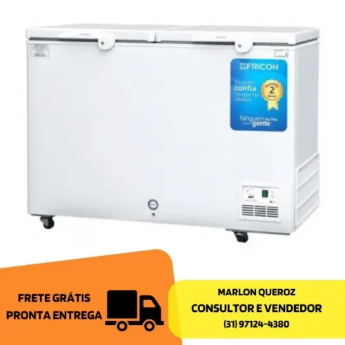 Congelador Horizontal 411Litros Fricon Novo
