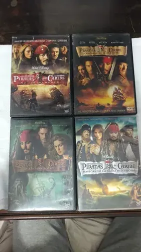 Piratas do Caribe vol. 1,2,3e4 dvd originais