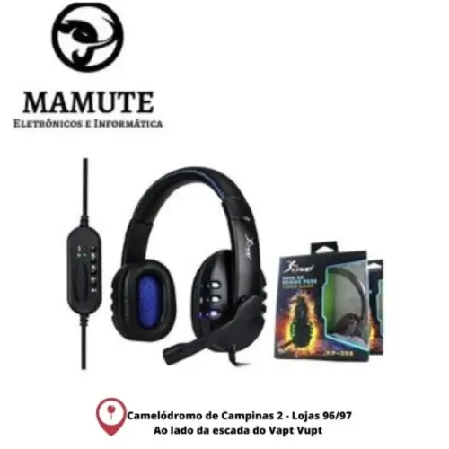 Headset Gamer Pc Usb Led Microfone Kp-359 - Knup Jogo