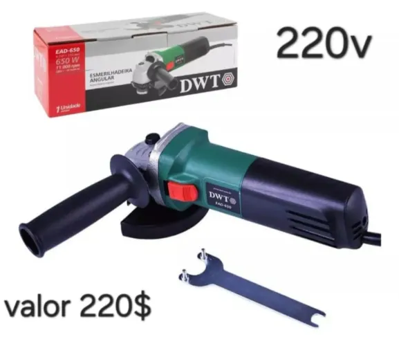 Esmerilhadeira dwt 650W 220v Profissional Novo Entregamos 