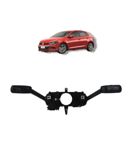 Comando ar condicionado Volkswagen polo 2019 com detalhe