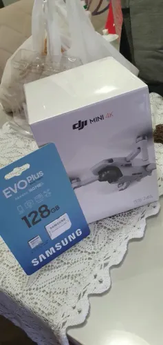 DRONE DJI MINI 4K + ?CARTÃO 128GB CARREGADOR + 2 BATERIAS TUDO ORIGINAL + BOLSA DJI