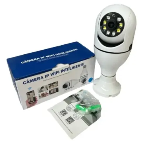 Câmera Bocal IP Lâmpada Jortan