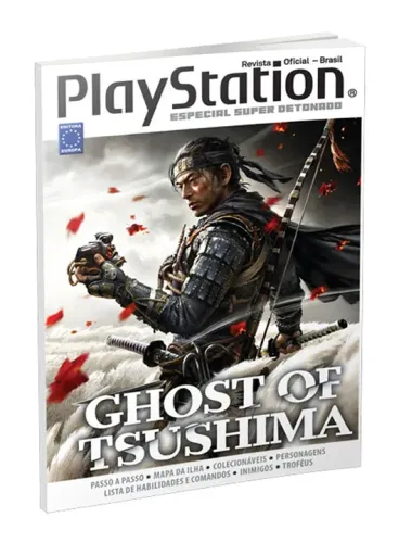 Livro Ghost of Tsushima - Playstation Especial Super Detonado - Novo e Lacrado