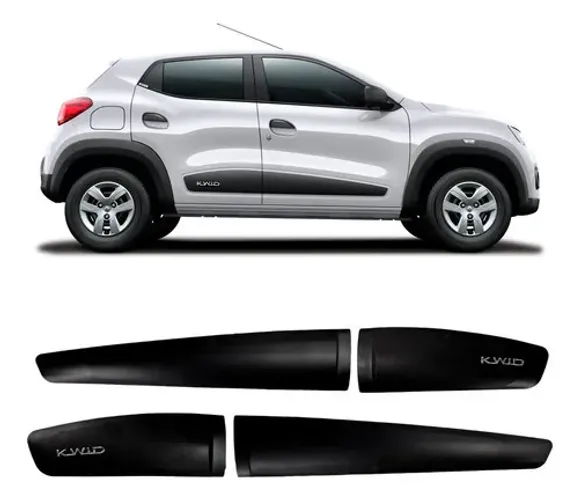 Friso Lateral Kwid 2017 a 2025 Com Logo