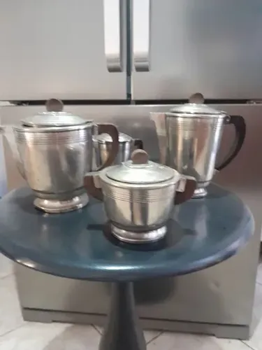Jogo de cafe banhado a prata envio para todo o Brasil