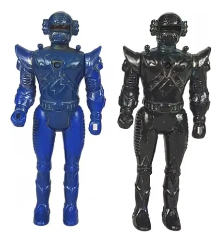 Boneco Super Robotic Warriors - Laser Color 11 Cm Lote Com 2