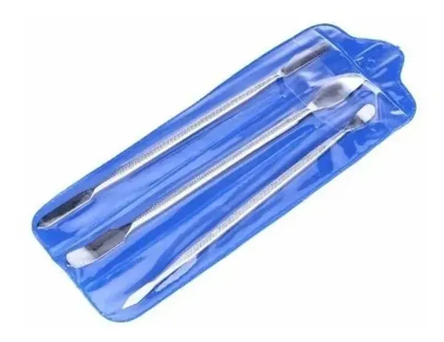 Kit de Espátulas Profissional TE04 com 3 Peças e 6 Pontas  - WZetta