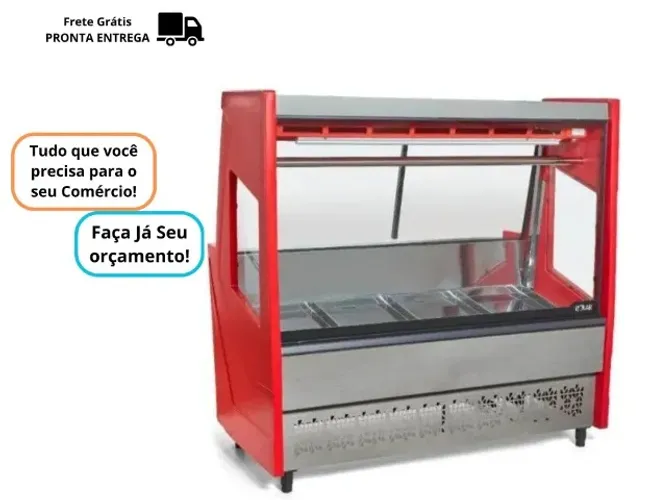 Balcao de Carne Polar 1,5M Luxo 