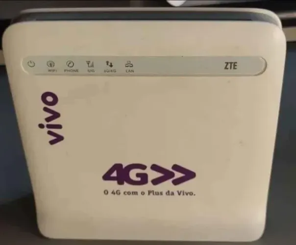 Roteador e Modem Wi-fi Vivo Banda Larga 4G Lte ZTE Mf253L desbloqueado