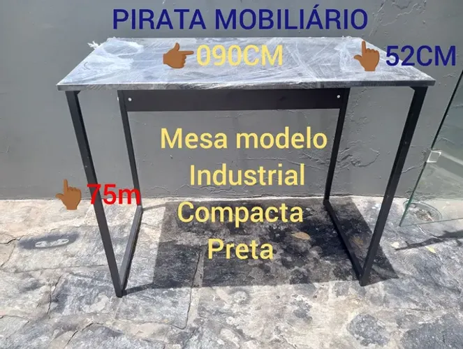 Mesa modelo industrial escritório 