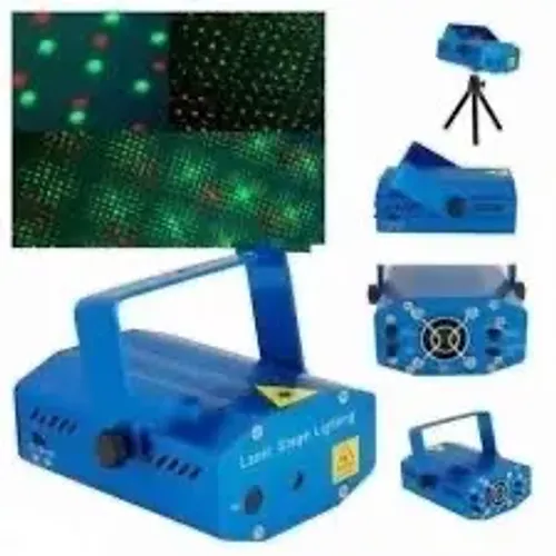 Mini Laser Projetor De Luz Holográfico Para Festas