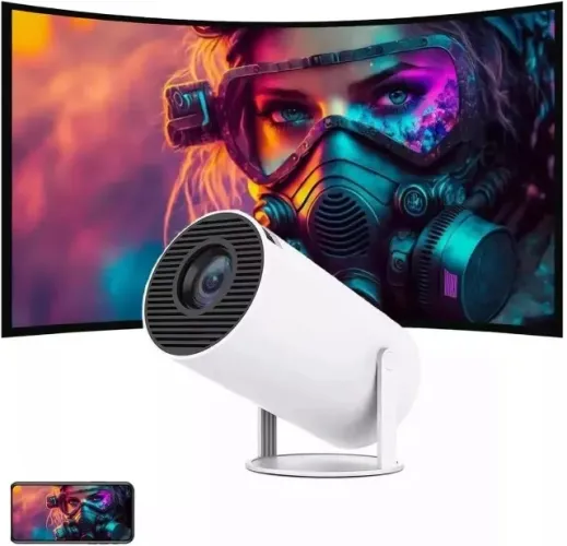 venda locação aluguel projetor data show led hy300 wifi 6 4k 1080p  android 11