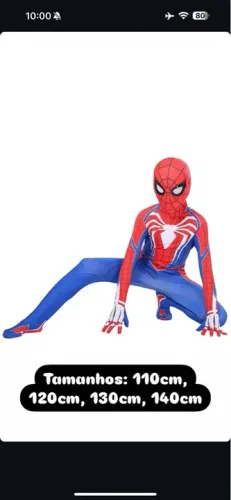 Fantasia do homem infantil - diversos modelos e tamanhos