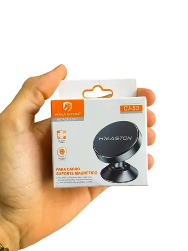 Suporte Magnético para Carro H'MASTON - Rotação 360°