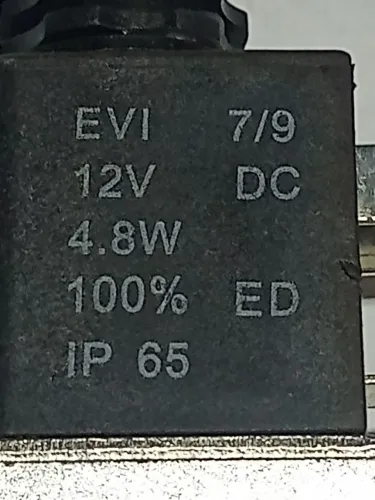Valvula Solenóide Fechada 12v Com Bico estetica
