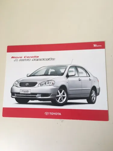 Cartão Postal Toyota Corolla 
