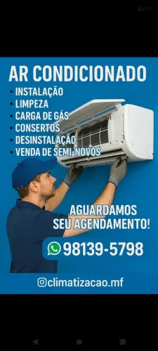 Instalação, Limpeza e Venda de Ar Condicionado