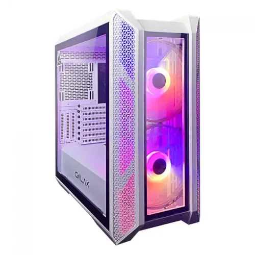 Gabinete Gamer Galax Andromeda GX900 White s/ Fan Led E-ATX, ATX, Micro-ATX - WZetta