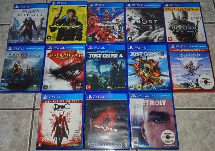 LOTE GAMES PS4/PS5! Aceito CARTÃO 12x. ENTREGO BH!
