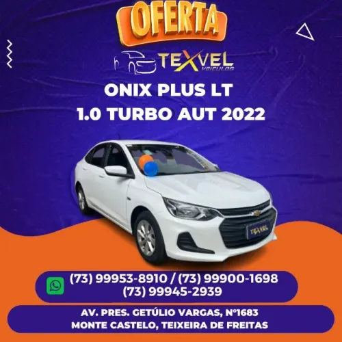 Chevrolet Onix Plus LT 1.0 12V TB Flex Aut. 4P 2022