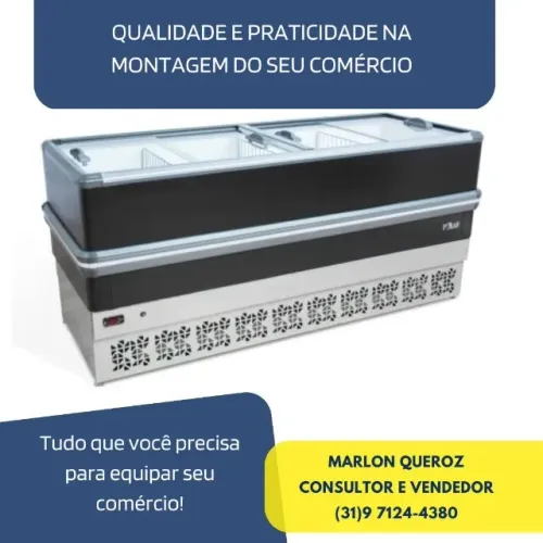 Ilha de Congelados 2M Polar 127-220v Novo