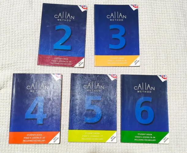 Livros do Método Callan - Stages 2 a 6