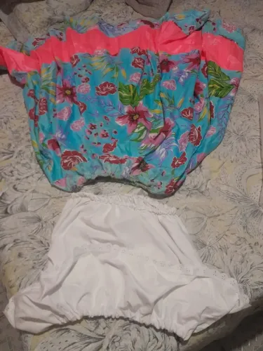 Conjunto Floral pra dança carimbó
