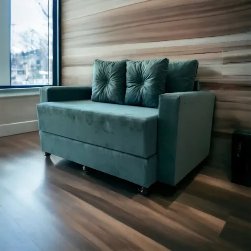SOFÁ CAMA MODERNO cristal 2 lugares, novos de fábrica!