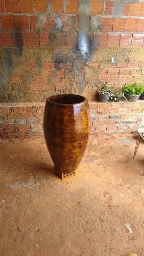 Vaso para plantas Estilo Melão Grande