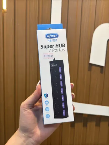 Hub USB 7 Portas K-Nup HB-T57