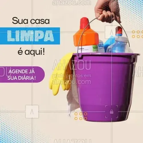 Serviço de faxina em residências 160,00