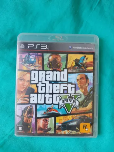 Gta 5 - PS3  (Mídia Física + Mapa Los Santos)