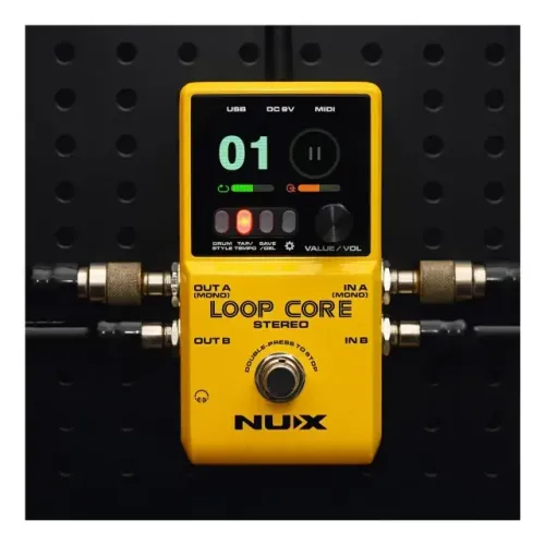 Aproveita o cupom 5%, baixei Pedal de loop core nux nova geracao lancamento, tela colorida