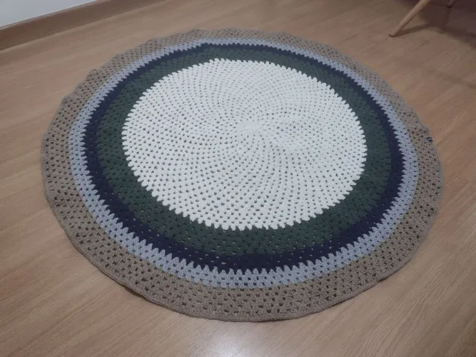 Tapete em Crochê.