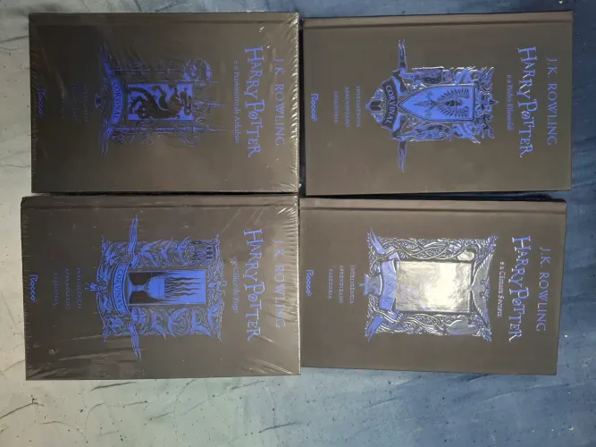 Harry potter Coleção das casas Corvinal 1 ao 4