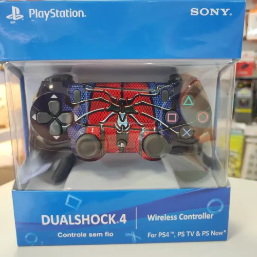 Controle PS4 Dualshock 4 Spider-Man Wireless